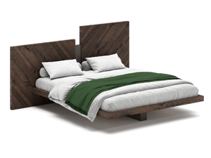 NAZARÈ - Wooden double bed _ Ozzio Italia